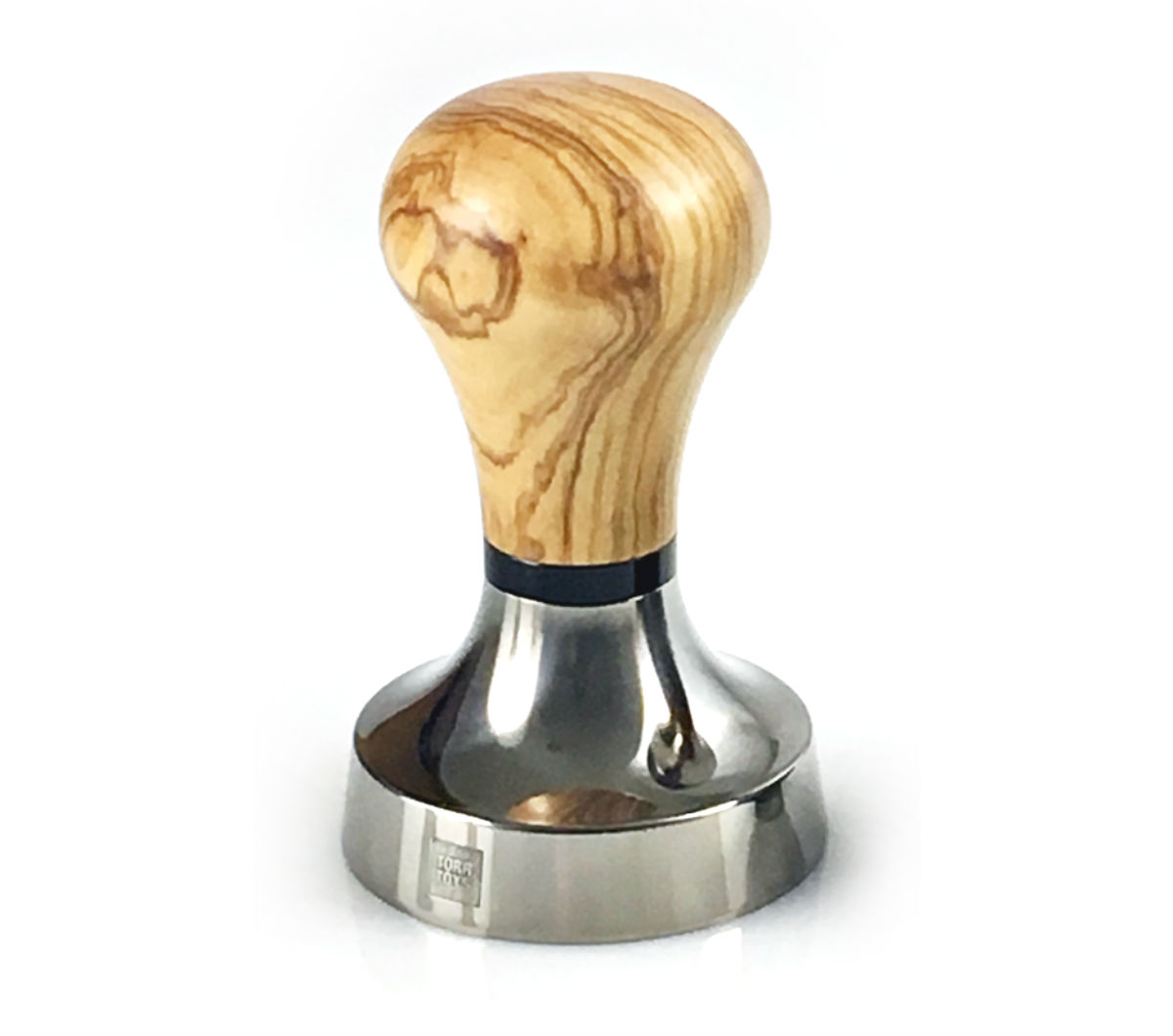 "GOLDFINGER" 58.55mm TI Sharp Edge - Olive Wood